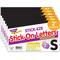 TREND Enterprises® Black 2" STICK-EZE® Stick-On Letters, 107 Pieces Per Pack, 6 Packs total of 642